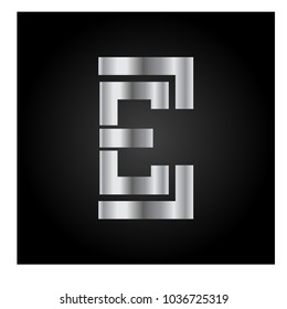 logo letter e