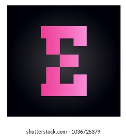 logo letter e