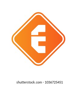 logo letter e