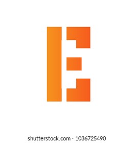 logo letter e