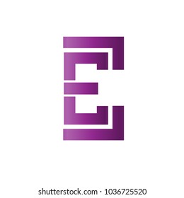 logo letter e
