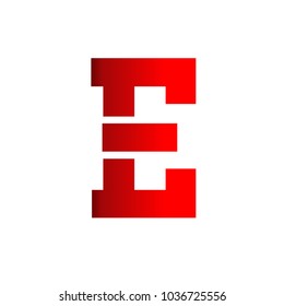 logo letter e