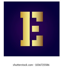 logo letter e