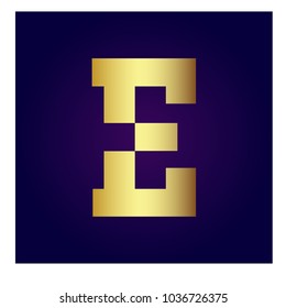 logo letter e