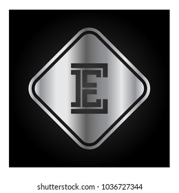 logo letter e