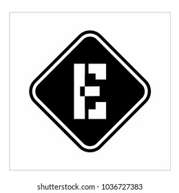 logo letter e