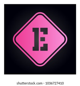 logo letter e