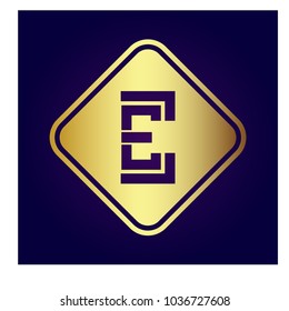 logo letter e
