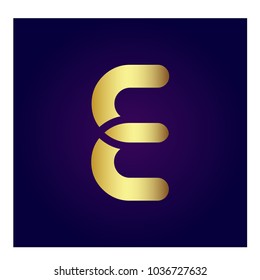 logo letter e