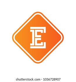 logo letter e