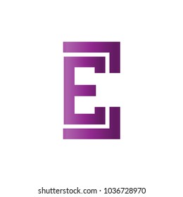 logo letter e