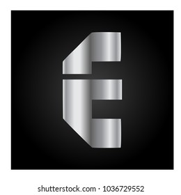 logo letter e