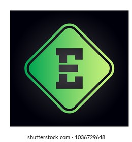logo letter e