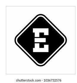 logo letter e