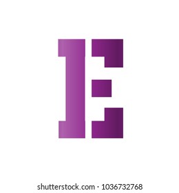 logo letter e