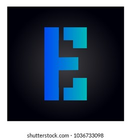 logo letter e