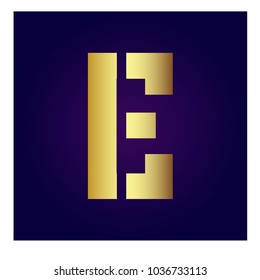 logo letter e