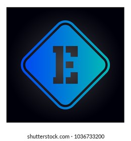 logo letter e