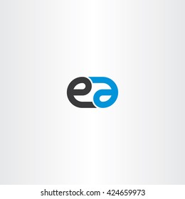logo letter e and a combination icon