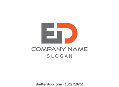 Logo Letter E D Stock Vector (Royalty Free) 1362710966 | Shutterstock