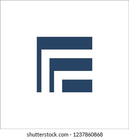 logo letter e original