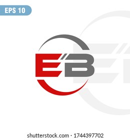 logo letter EB Circle for Automotive Simple and elegant