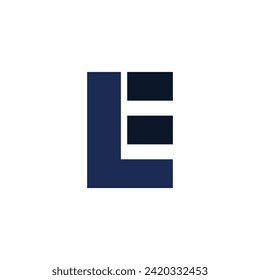 Logo letter EL design template element