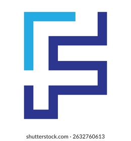 Logo with letter F for any industries