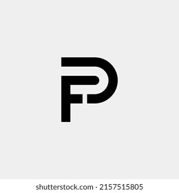logo letter FD letter company name