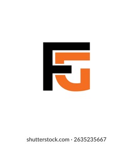 Logo-Buchstabe FG Simple Modern