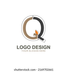 Logo Letter Font - All elements on this template are editable with vector software.