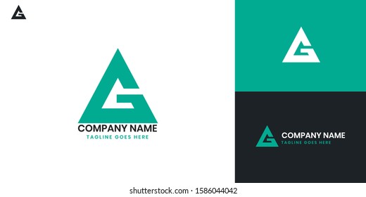Logo letter G - All elements on this template are editable with vector software.