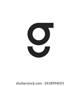 Logo letter G design template element