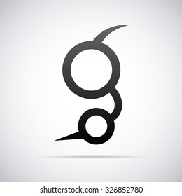 Logo for letter G. Design template