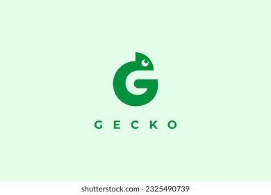 logo letter g gecko green