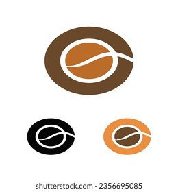 Logo Letter G Mountain coffee Design, Minimal Cafe Logo Template. Vector Logo