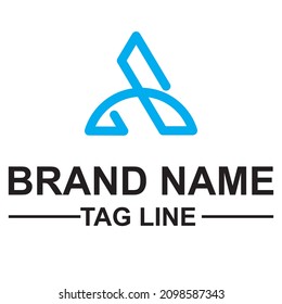 Letra con logotipo Una imagen vectorial de distorsión brillante. letra de alfabeto moderno distorsionada, para su temblado de identidad empresarial, empresa creativa , escritura moderna y elegante para la letra AA. ilustración de diseño