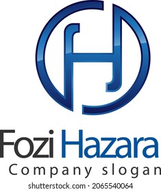 Logo with the letter h Free Vector