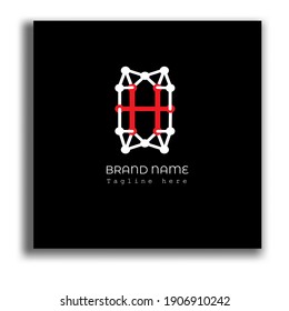 letra de logotipo h con el gen a su lado