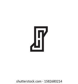 Logo Letter H Or SH Monogram Design, Modern Symbol Letter H.