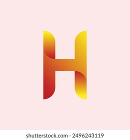 Logo for letter H. Template Design