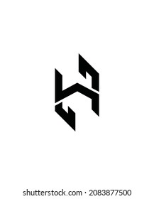 Logo of the letter H, this logo is suitable for the initials of your name or your business