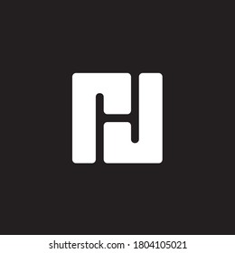 logo with letter H, type of telecommunication logo, stamp and icon, box