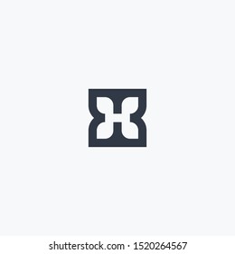 logo letter h unique, concept letter h with icon butterfly, simple design.