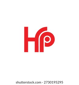 Logo Letter HP Simple Minimalist
