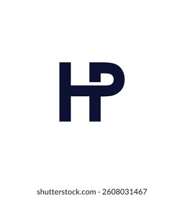 Logo Letter HP Simple Modern