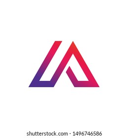 a logo letter icon vector isolated