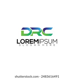 logo letter initial color full vector