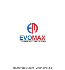logo letter initial color full vector