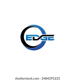 logo letter initial color full vector
